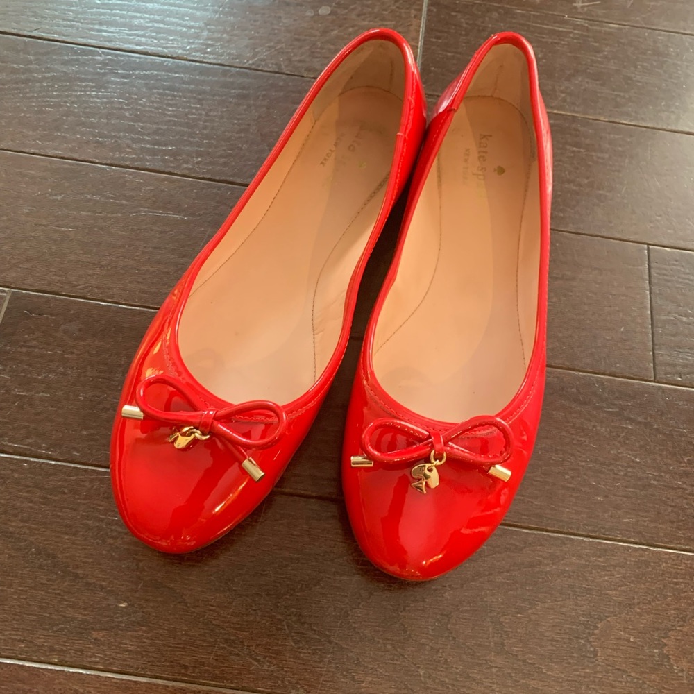 Kate Spade NY Red Patent Leather Shoes